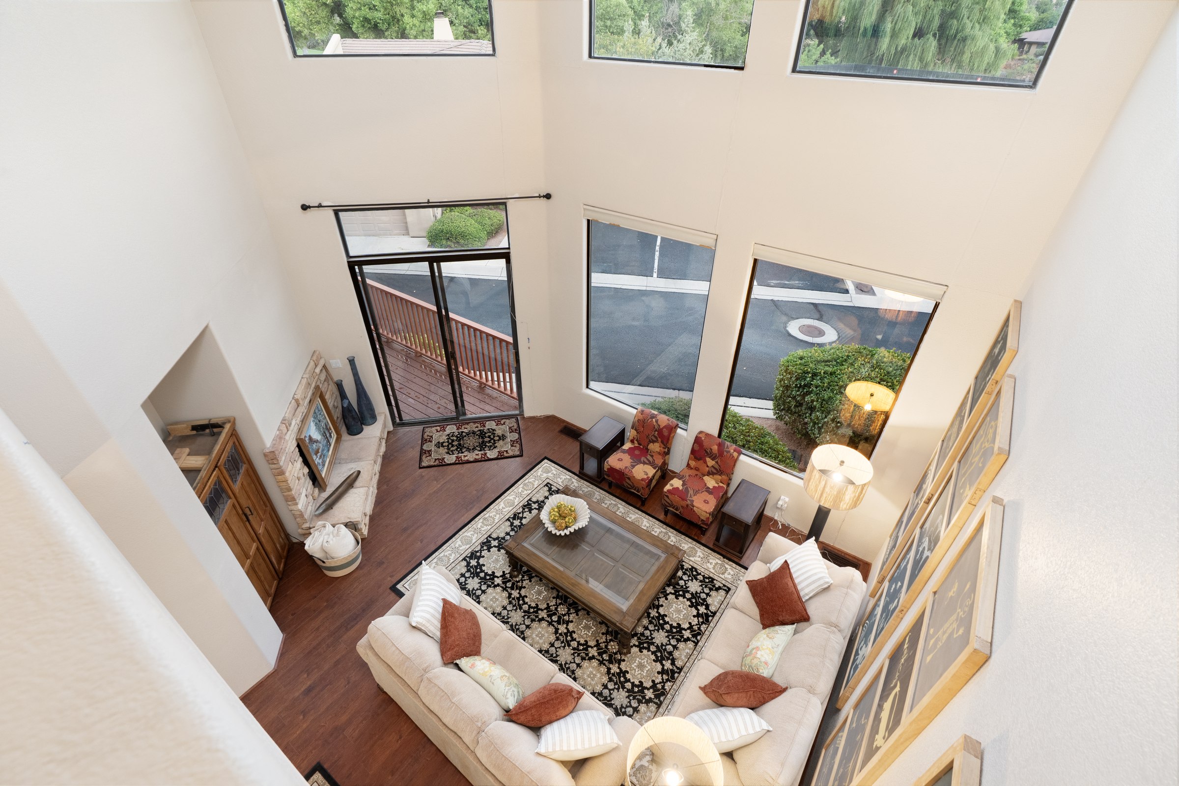Interior living space at Les Clés Sedona